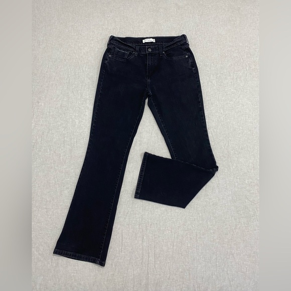 Levi's Denim - Levi's, 515 Women's Straight Bootcut Denim Jeans, Mid Rise, Size 8 Black